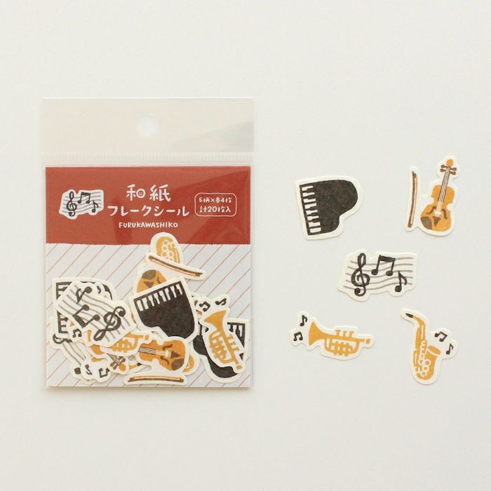 Furukawa Paper Works - Flake Stickers - Music