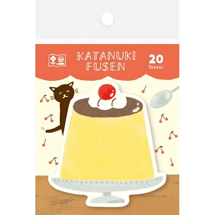 Furukawa Paper Works - Die Cut Sticky Note - Cat with Jelly