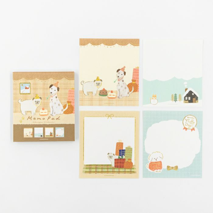 Furukawa Paper - Winter Limited Edition Memo Pad - Dogs