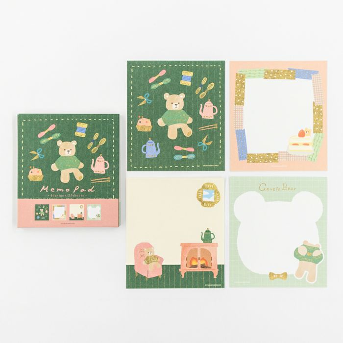 Furukawa Paper - Winter Limited Edition Memo Pad - Bear