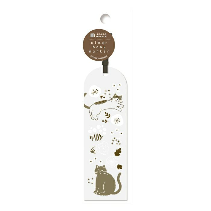 Furukawa Paper Works - Cat & Flower Bookmarks - Choose Design