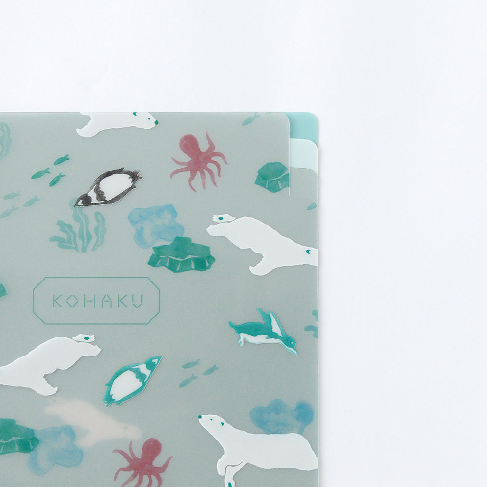 GreenFlash Kohaku A5 3-Pocket File Folder - Polar