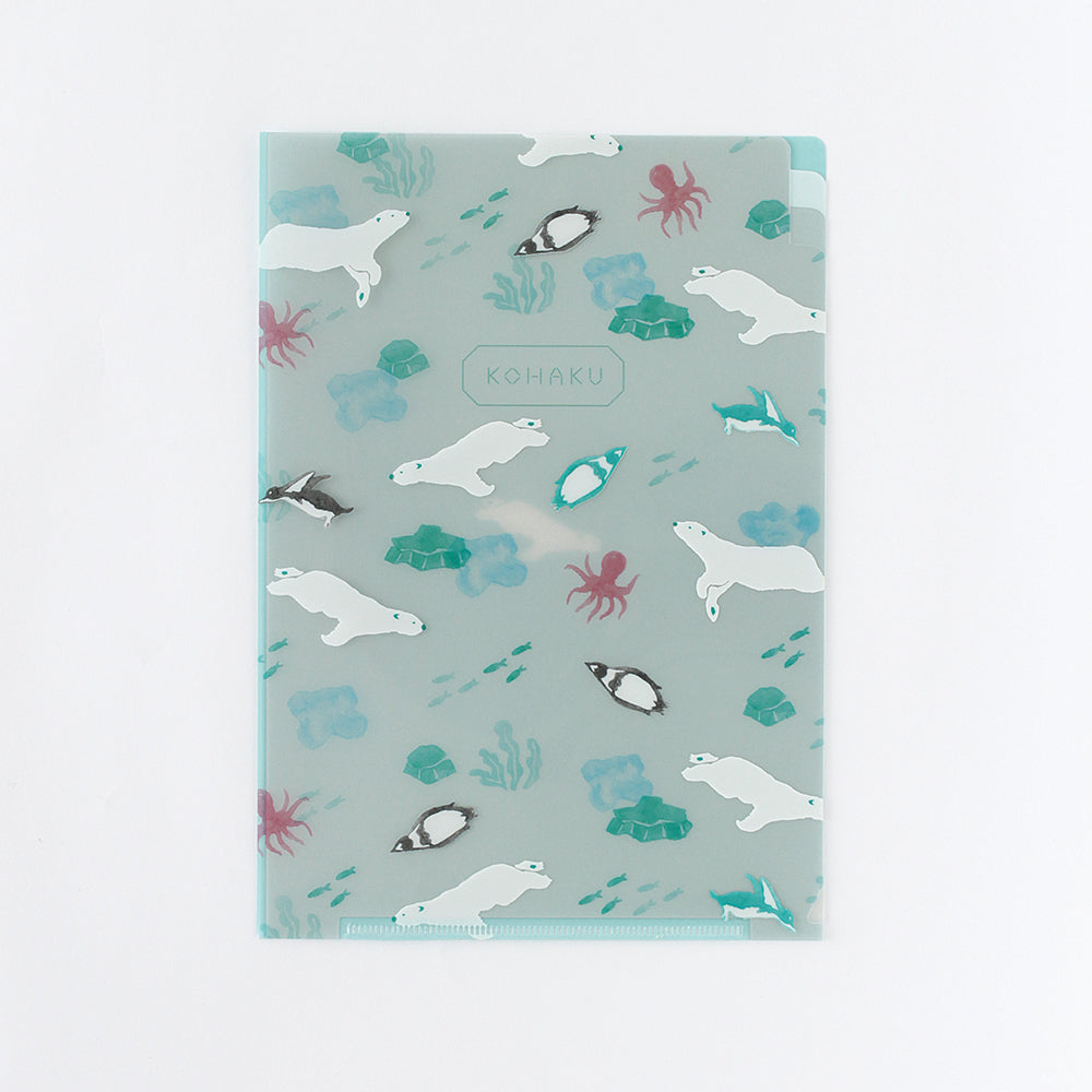 GreenFlash Kohaku A5 3-Pocket File Folder - Polar