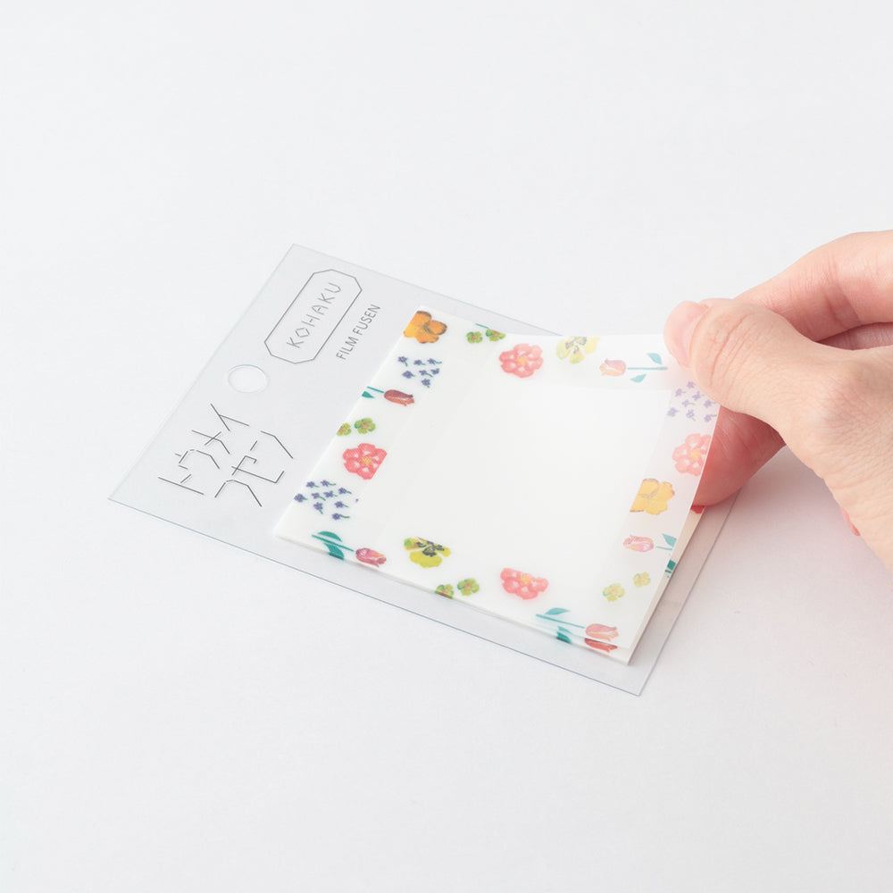 GreenFlash Kohaku Transparent Sticky Notes - Flowers