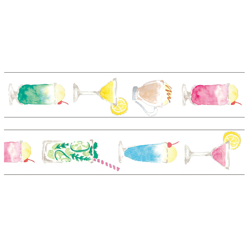 GreenFlash Kohaku Clear Masking Tape - Soda Drinks