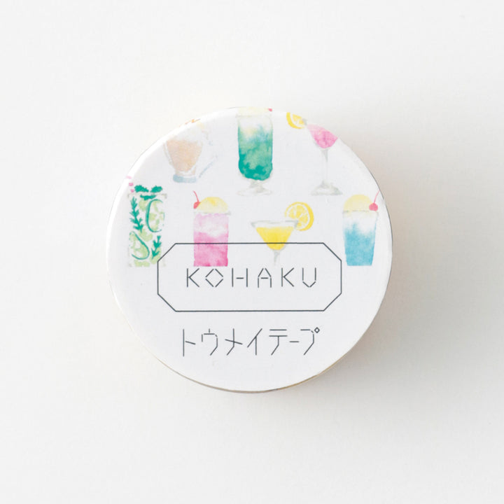 GreenFlash Kohaku Clear Masking Tape - Soda Drinks