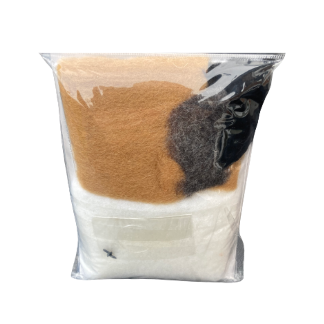 Hamanaka Needle Felting Kit - Realistic Fox (English translation included)