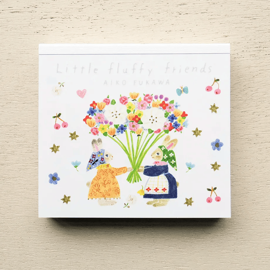 Hyogensha Memo Pad - Little Fluffy Friends