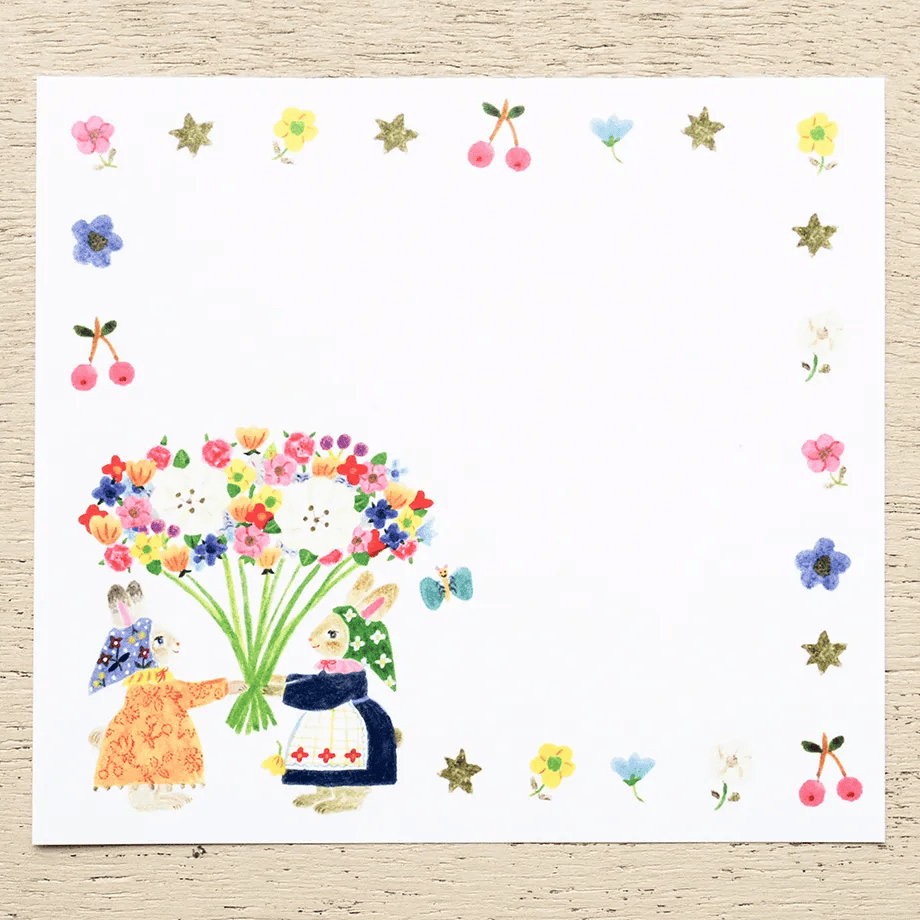 Hyogensha Memo Pad - Little Fluffy Friends