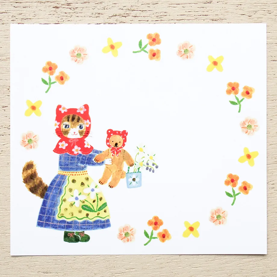 Hyogensha Memo Pad - Little Fluffy Friends