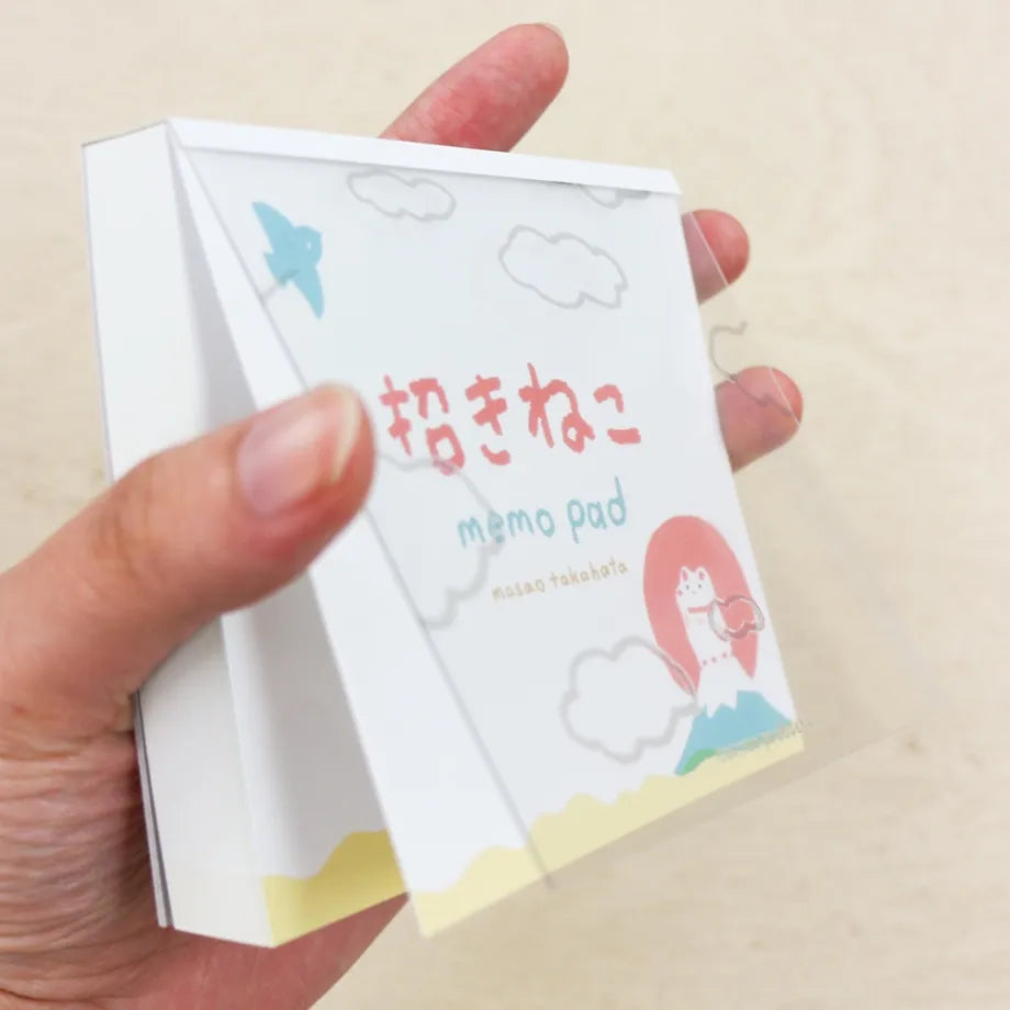 Hyogensha Memo Pad - Lucky Cat by Masao Takahata