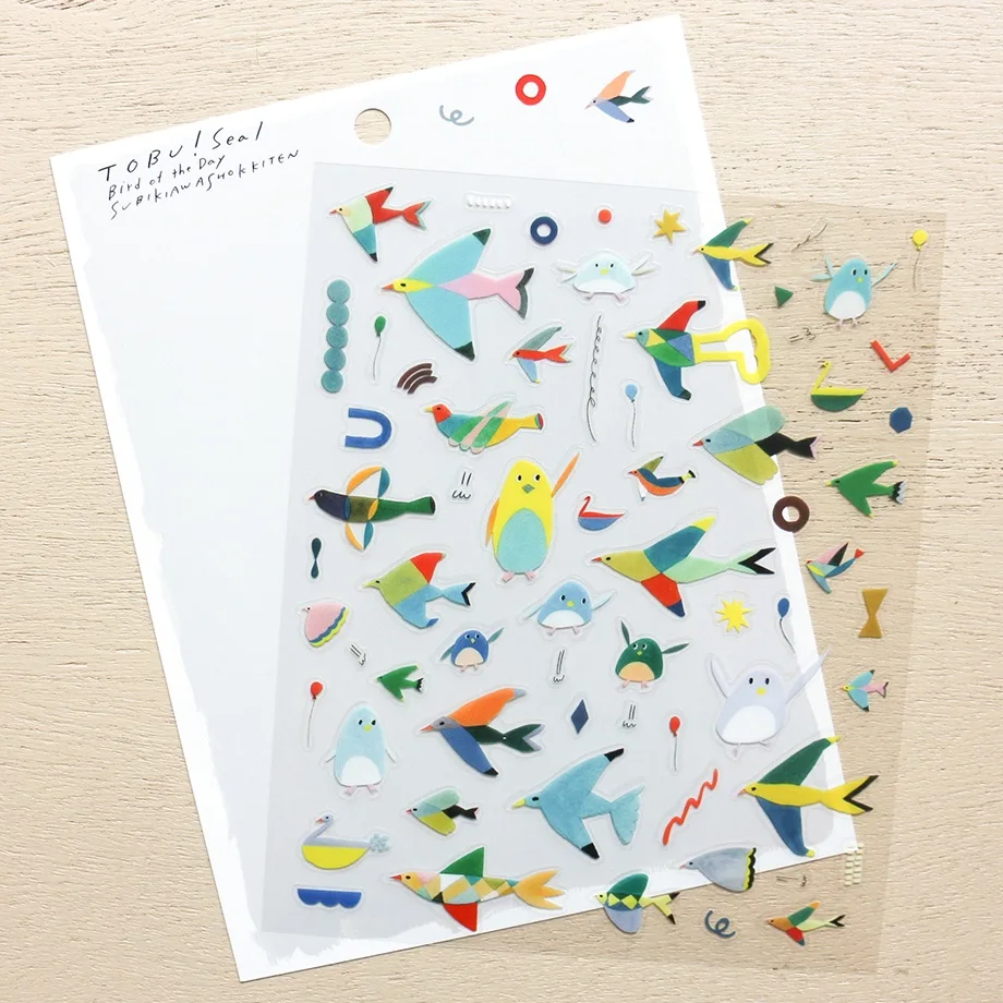 Hyogensha Sticker Set - "Tobu" Birds by Subikiawa