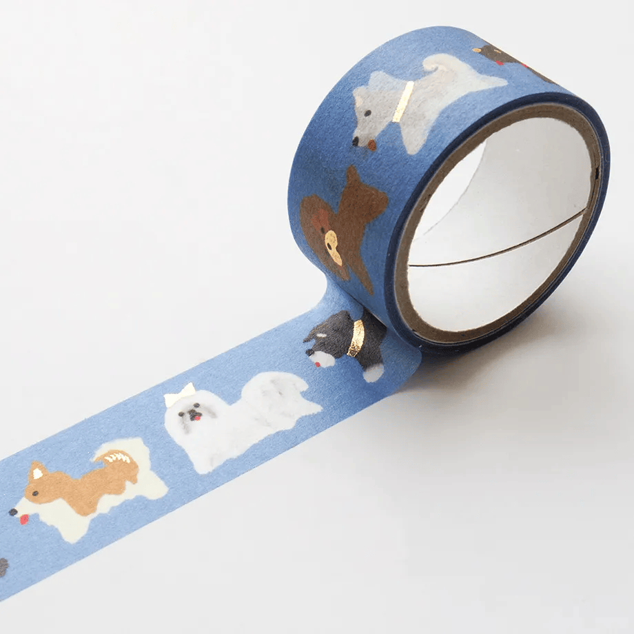 Hyogensha Washi Tape - Doggie Parade by Tada Reiko