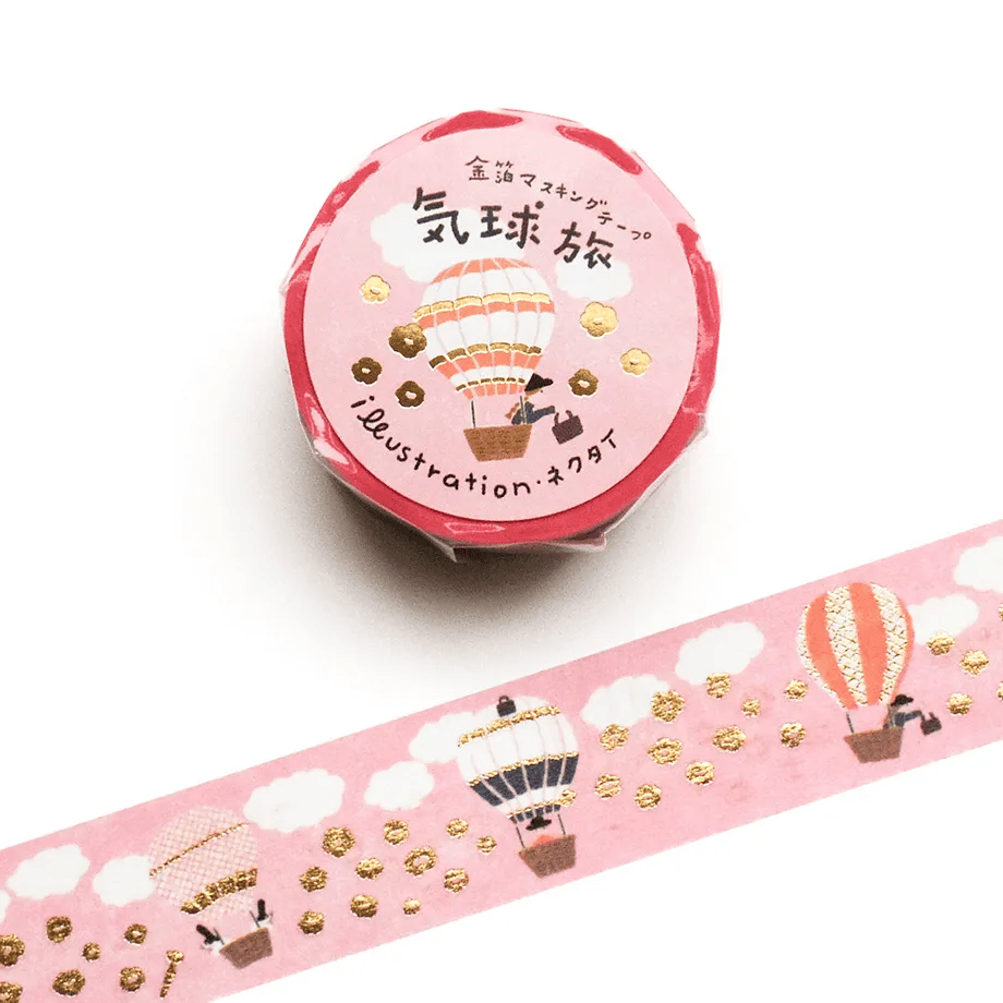 Hyogensha Washi Tape - Hot Air Balloon by Necktie