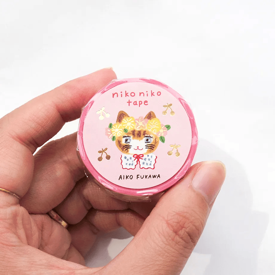 Hyogensha Washi Tape - Niko Niko by Aiko Fukawa