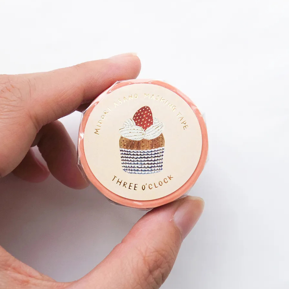 Hyogensha Washi Tape - Three O'Clock by Asano Midori