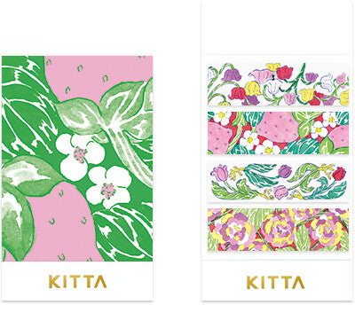 KITTA Basic Series Washi Tape Pack - Plant