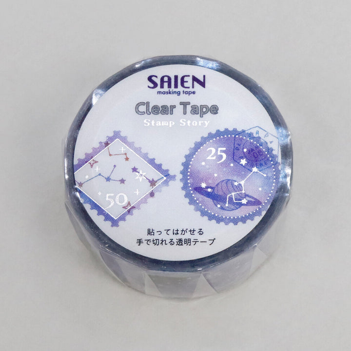 Kamiiso SAIEN Clear Masking Tape - Constellation