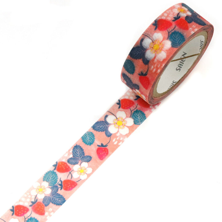 Kamiiso SAIEN Washi Tape - Strawberries