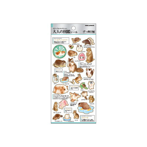 Kamio Japan Sticker Pack - Rodents