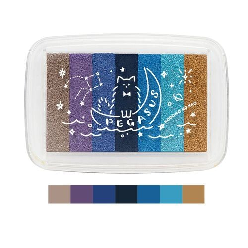 Kodomo no Kao Gradation Ink Pad - Glitter Pegasus