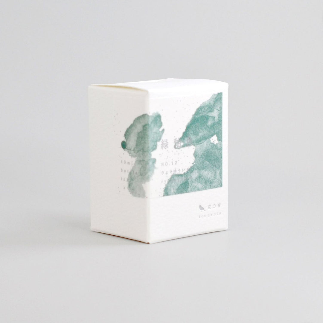 Kyo-no-oto Ryokuyu-iro (緑釉色) No.12 Fountain Pen Glitter Ink – 40ml