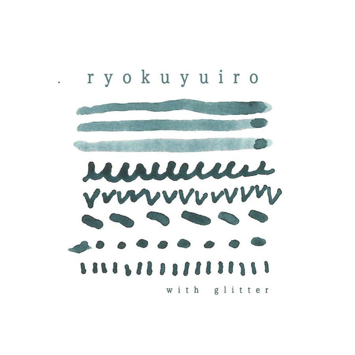 Kyo-no-oto Ryokuyu-iro (緑釉色) No.12 Fountain Pen Glitter Ink – 40ml