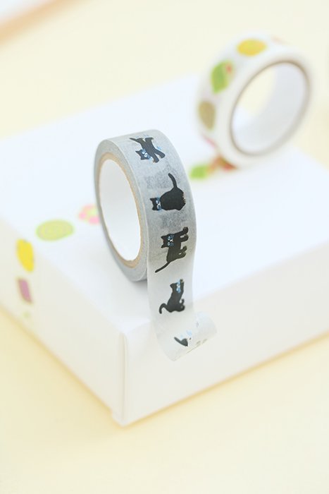 MT x SOU.SOU Kyoto Washi Tape - Black Cat