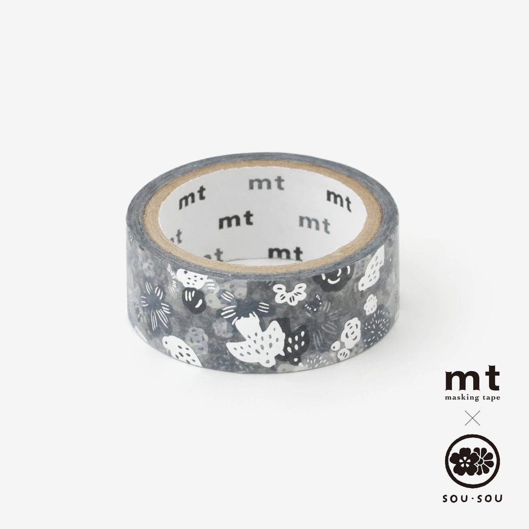 MT x SOU.SOU Kyoto Washi Tape - Gold Foil Stamped - Tori (Bird)