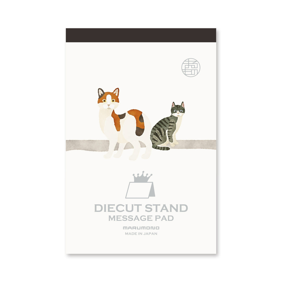 Marumo Die-Cut Memo Pad - Cats