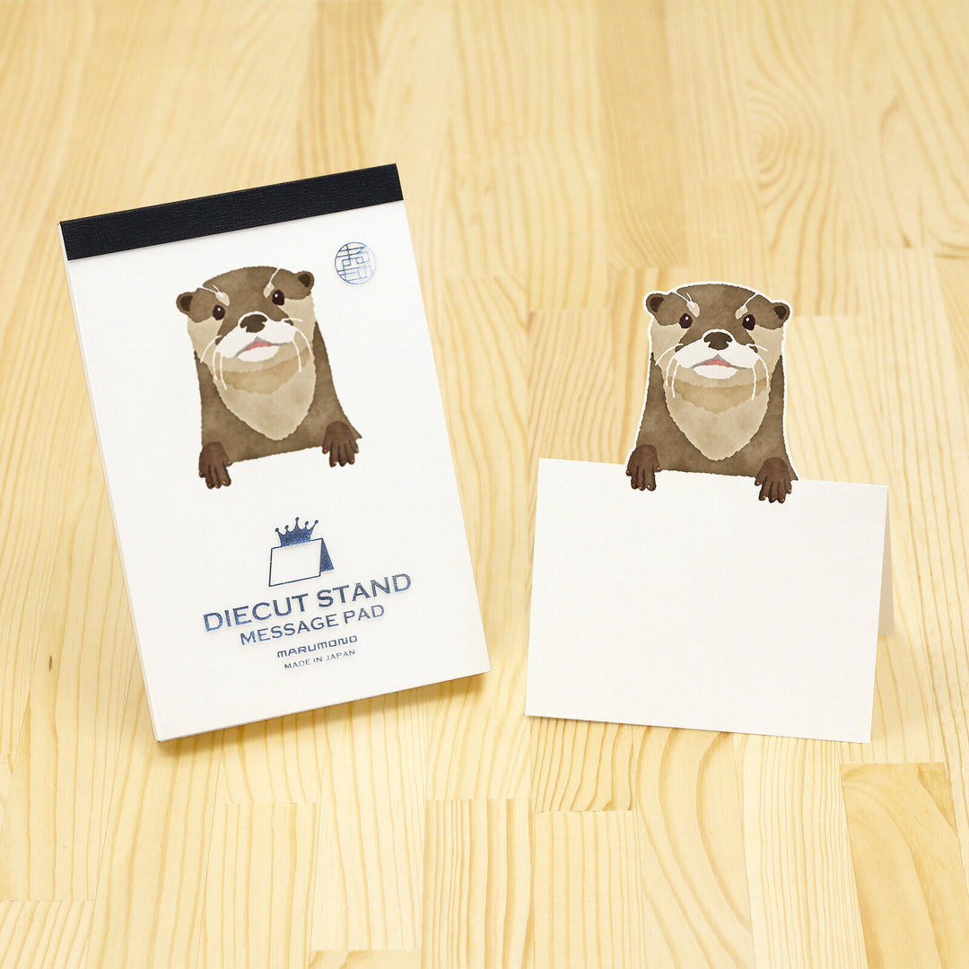 Marumo Die-Cut Memo Pad - Otter