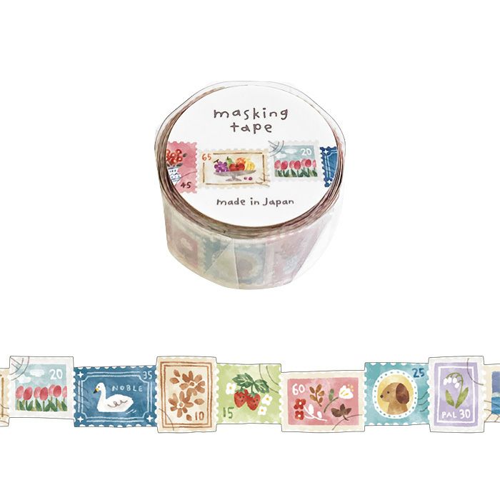 Mind Wave Japanese Washi Tape - Die-Cut Stamps