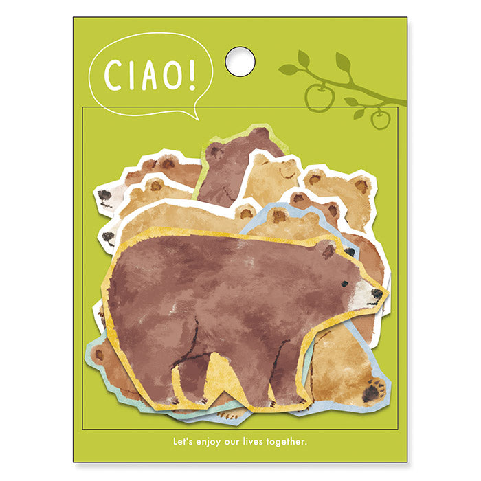 Mind Wave - Ciao Series Flake Stickers - Bears