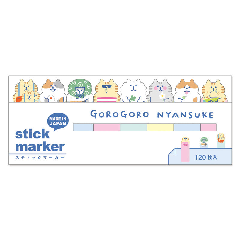 Mind Wave - Sticky Marker - Gorogoro Nyansuke Cats