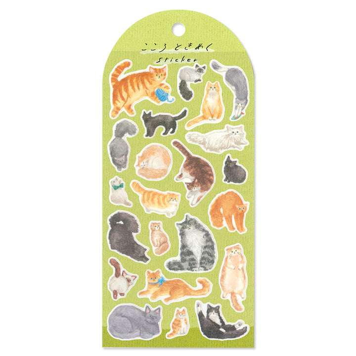 Mind Wave Sticker Pack - Heart-Fluttering Series - Cats