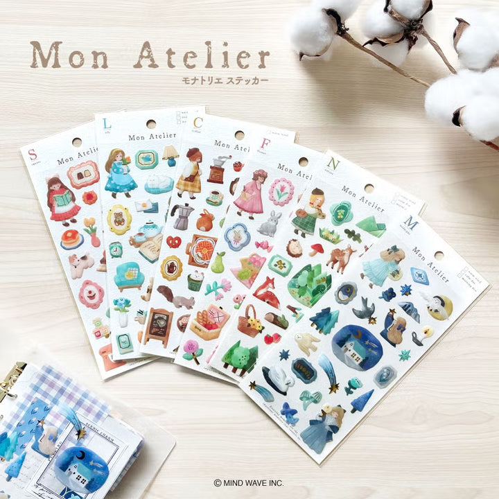 Mind Wave Sticker Pack - Mon Atelier Series - Flowers