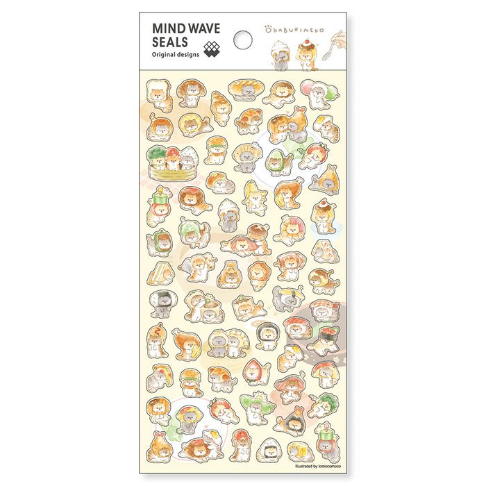 Mind Wave Sticker Pack - Okaburineko - Cats