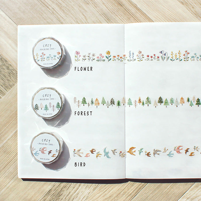 Mind Wave Japanese Washi Tape - Cozy Series - Forest