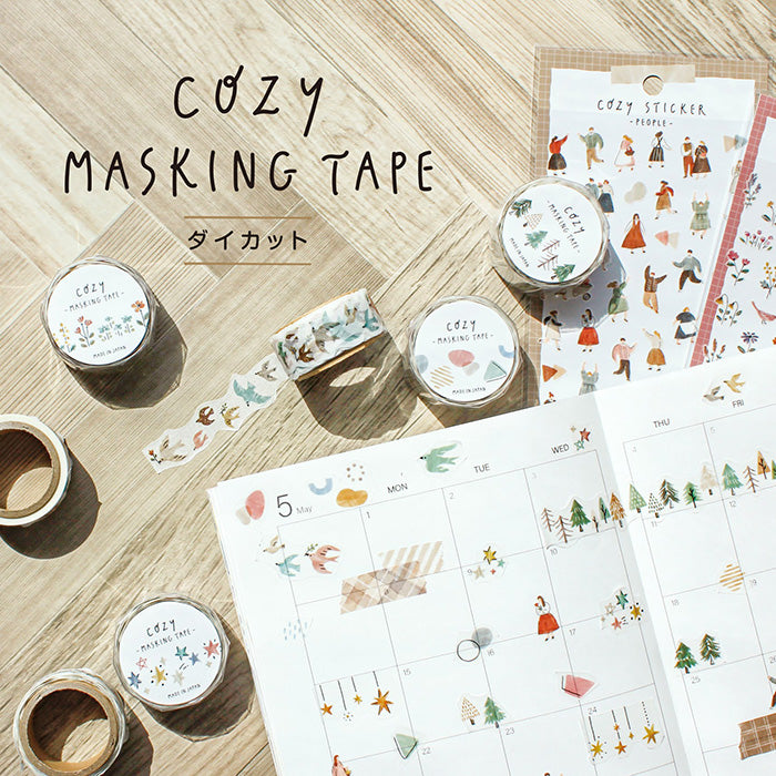 Mind Wave Japanese Washi Tape - Cozy Series - Animals