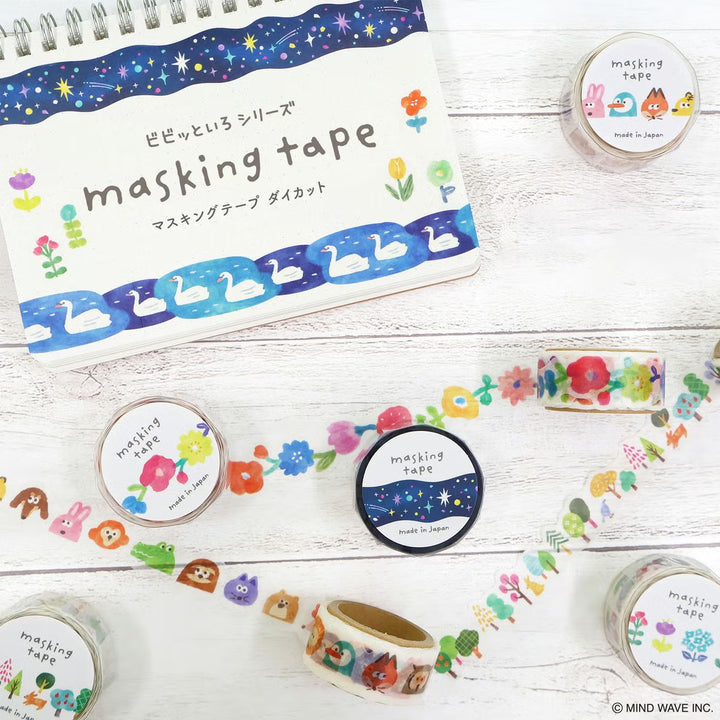 Mind Wave Japanese Washi Tape - Swans