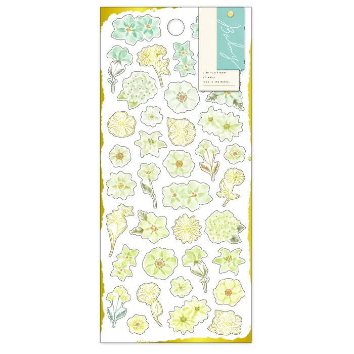 Mind Wave Sticker Pack - Balmy Flower Series - Choose from 6 Colours