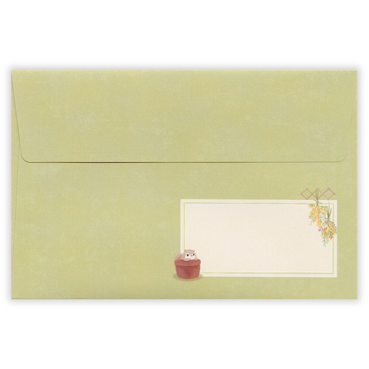 NB Letter Set - Mattari Animal Series - Flower x Momonga