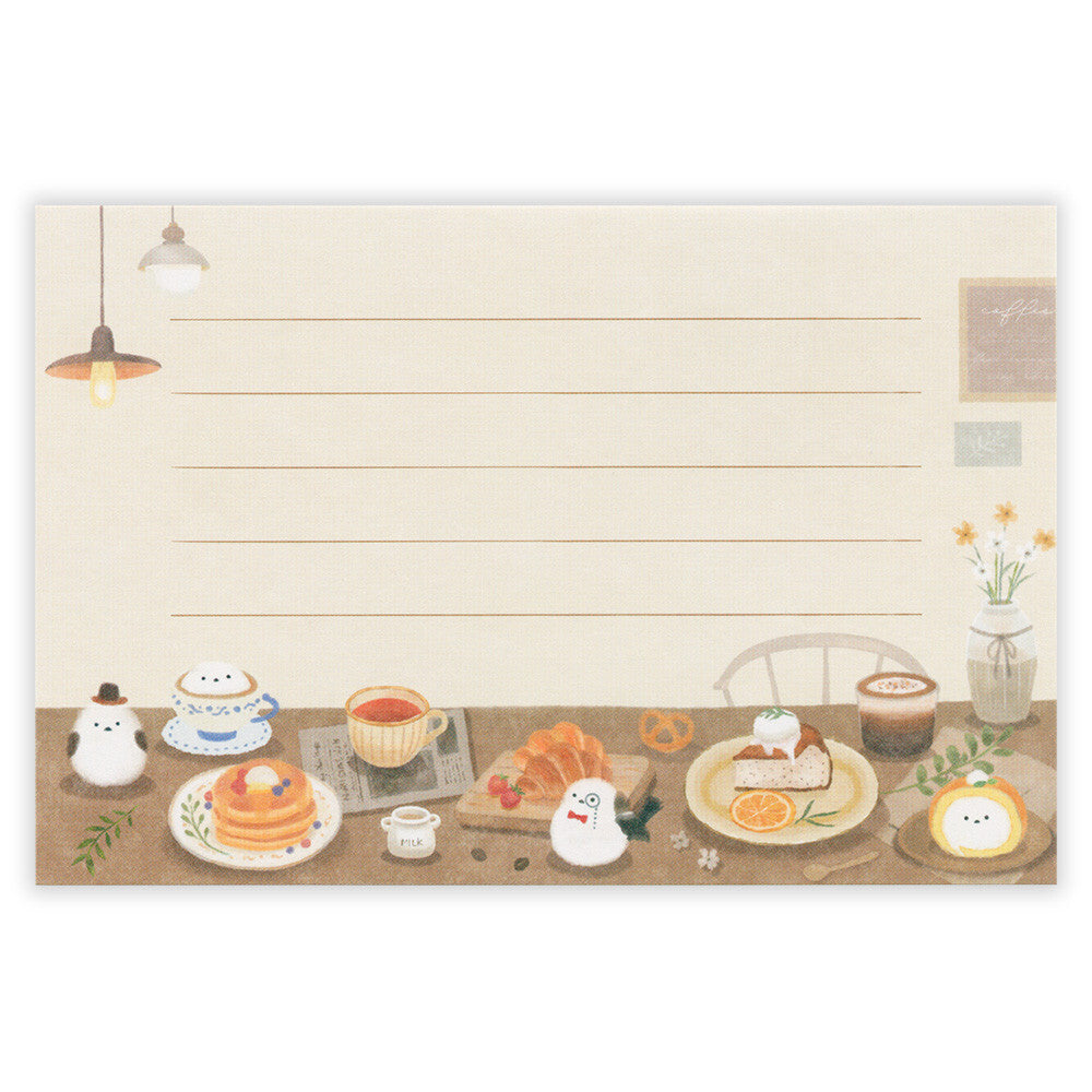NB Letter Set - Mattari Animal Series - Shimaenaga x Cafe