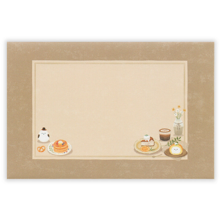 NB Letter Set - Mattari Animal Series - Shimaenaga x Cafe