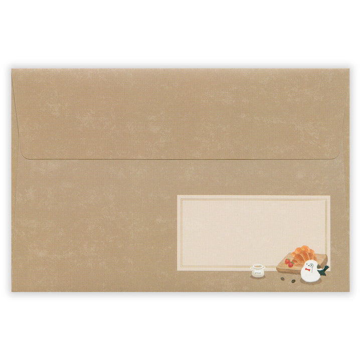 NB Letter Set - Mattari Animal Series - Shimaenaga x Cafe