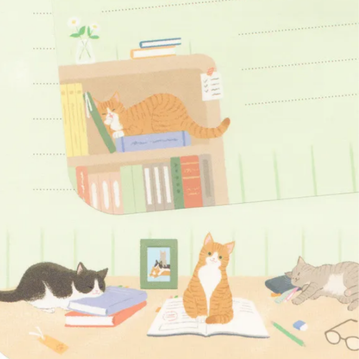 NB Letter Set - Nyantomo Series - Playful Cats