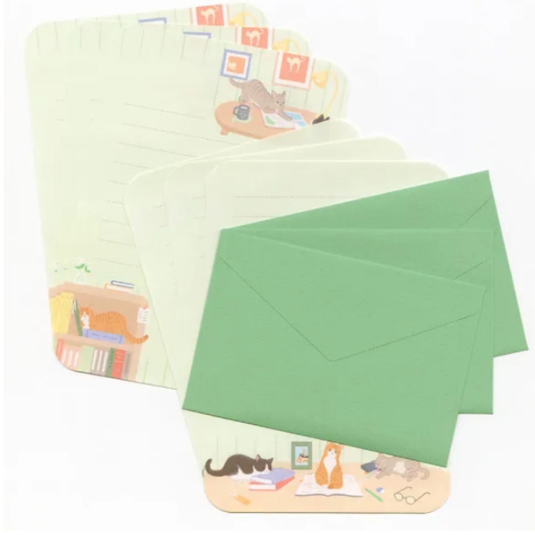 NB Letter Set - Nyantomo Series - Playful Cats