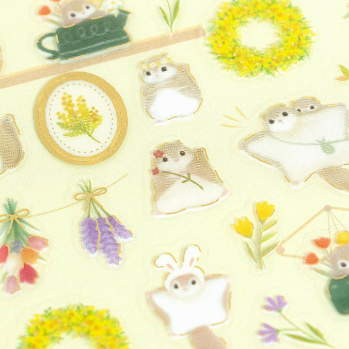 NB Japanese Sticker Pack - Flying Squirrel Florist
