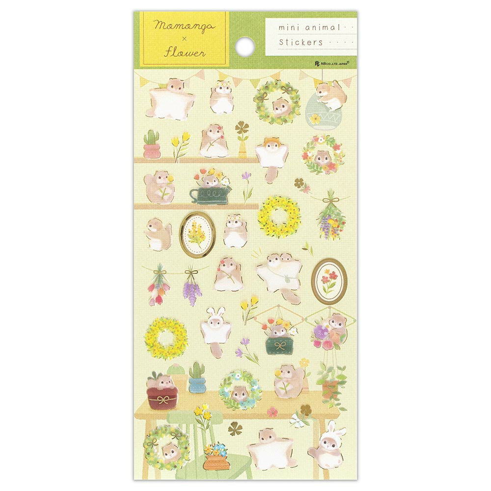 NB Japanese Sticker Pack - Flying Squirrel Florist