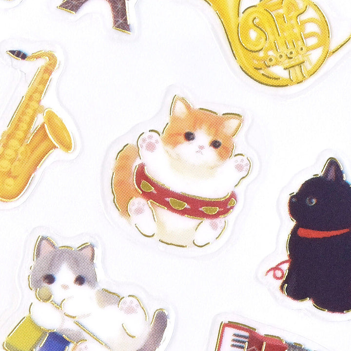 NB Japanese Sticker Pack - Mattari Animals Series - Cats x Music